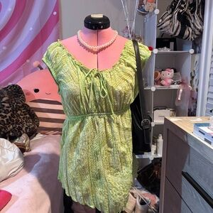 Vintage cato babydoll top